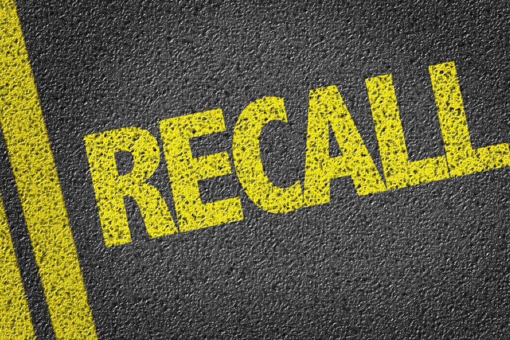 Recent Vehicle Recalls
